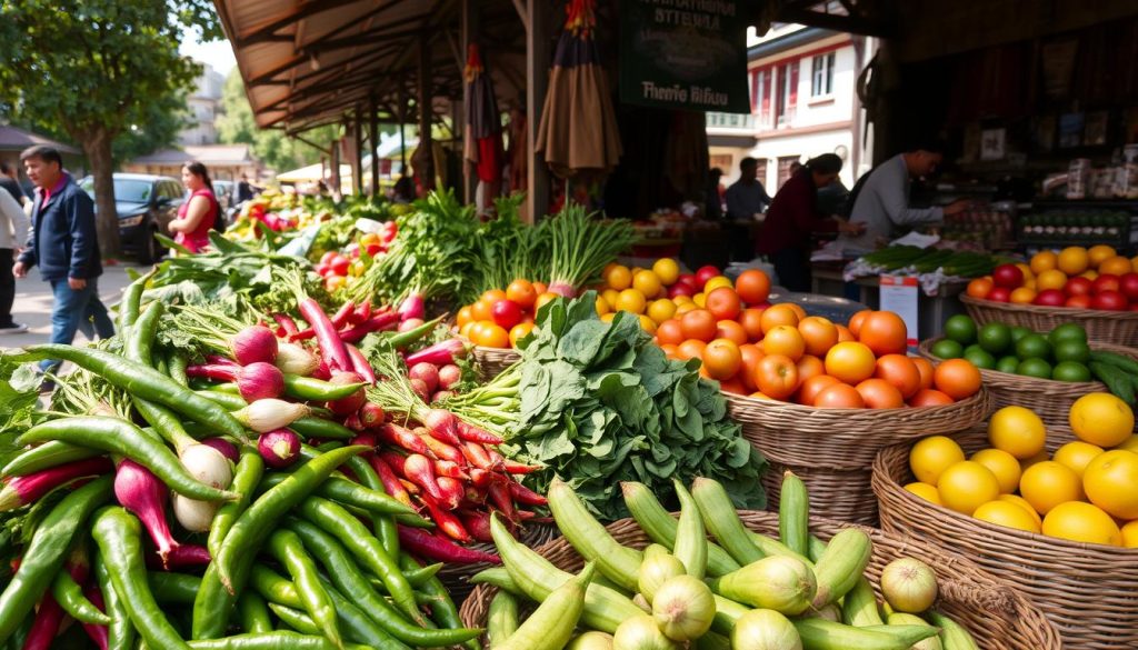 local produce in Thimphu local produce in Thimphu