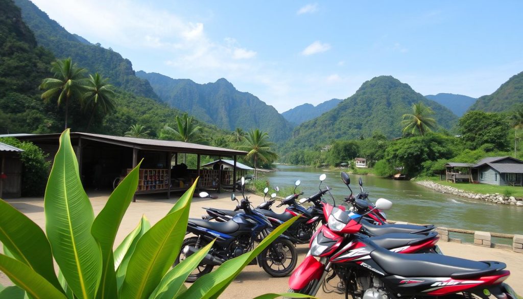 motorbike rental Vang Vieng motorbike rental Vang Vieng