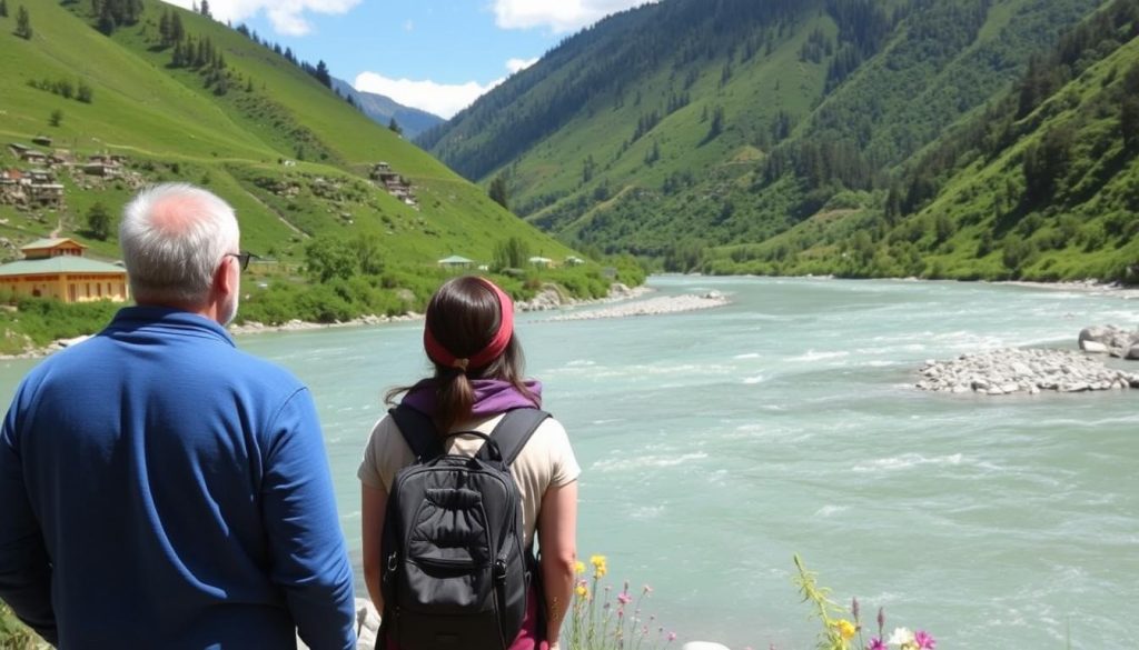 nature lovers in Paro Chhu River nature lovers in Paro Chhu River