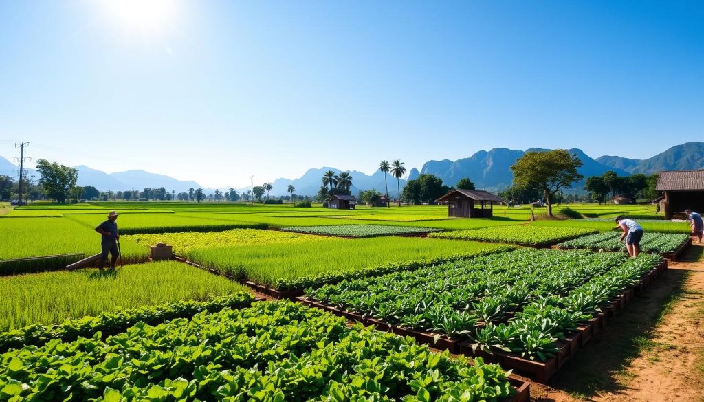 organic farms Vang Vieng organic farms Vang Vieng