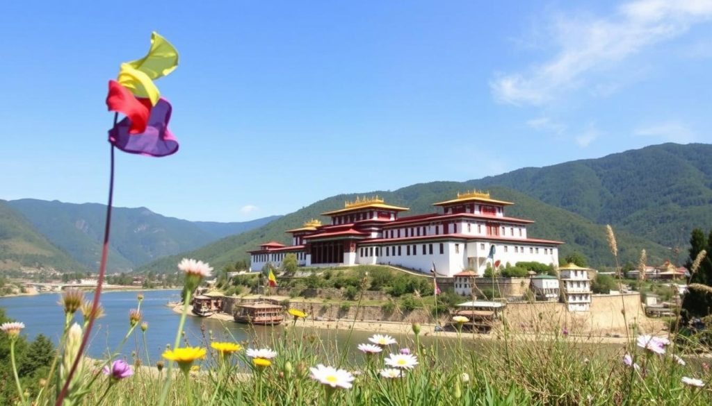 origins of Tashichho Dzong origins of Tashichho Dzong