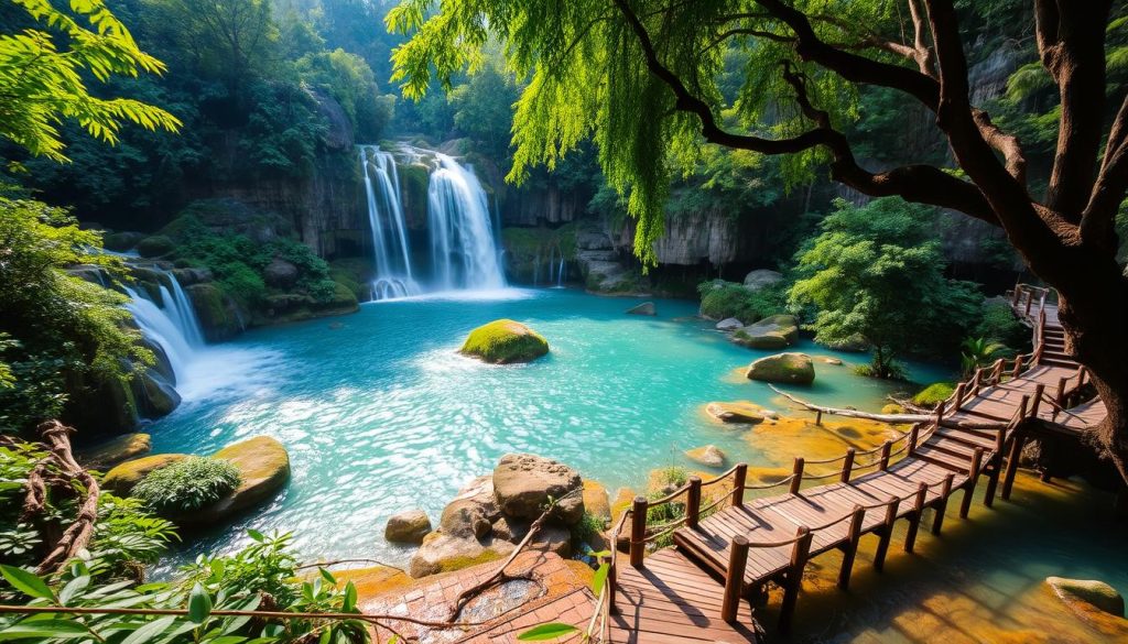 photography spots at Kuang Si Falls photography spots at Kuang Si Falls