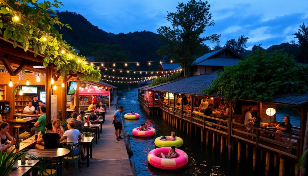 popular bars in Vang Vieng popular bars in Vang Vieng