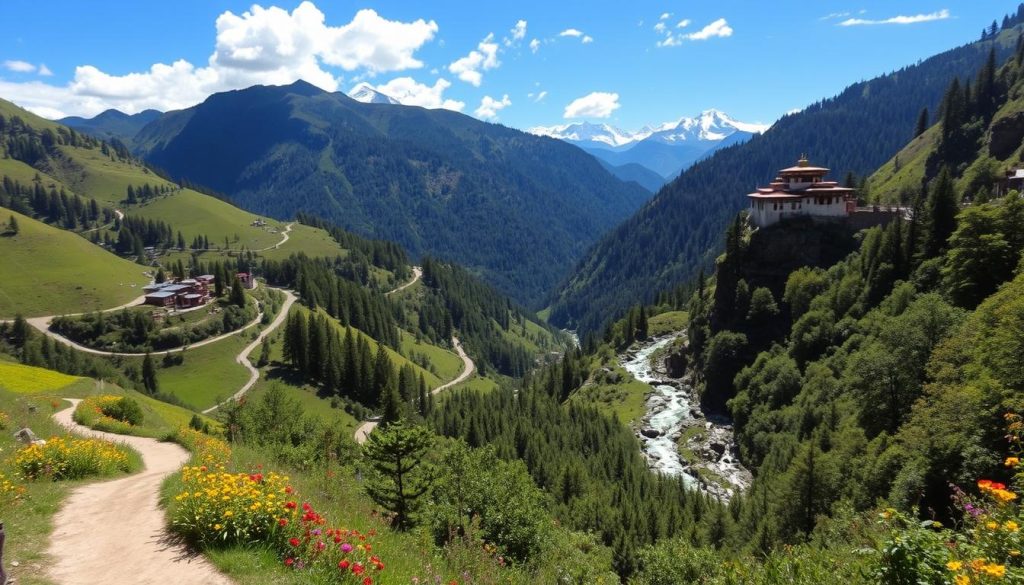 popular hiking trails in Paro region popular hiking trails in Paro region