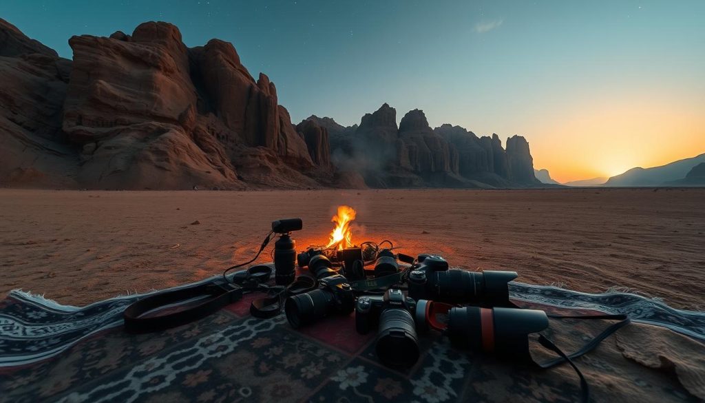 preparing for Wadi Rum night photography adventure preparing for Wadi Rum night photography adventure