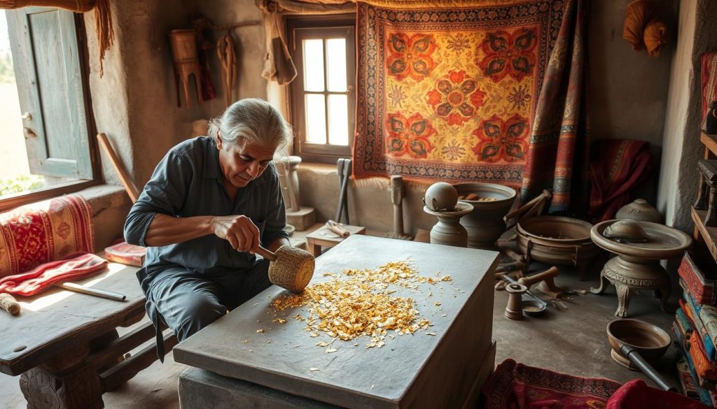 preserving gold leaf craftsmanship preserving gold leaf craftsmanship