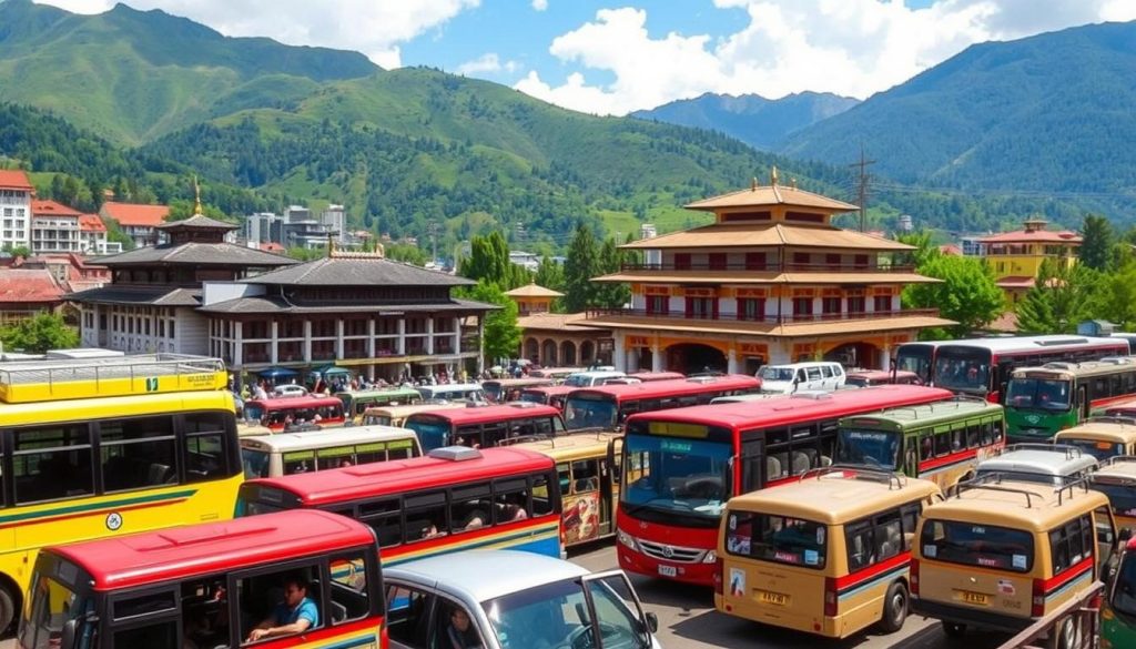 public transportation in Thimphu public transportation in Thimphu