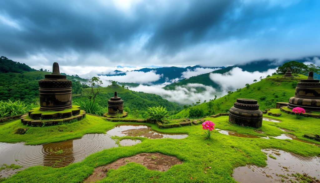 rainy season in Laos rainy season in Laos