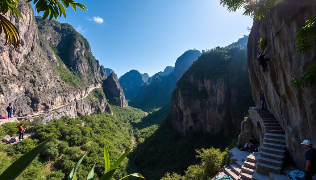 rock climbing packages in Vang Vieng rock climbing packages in Vang Vieng