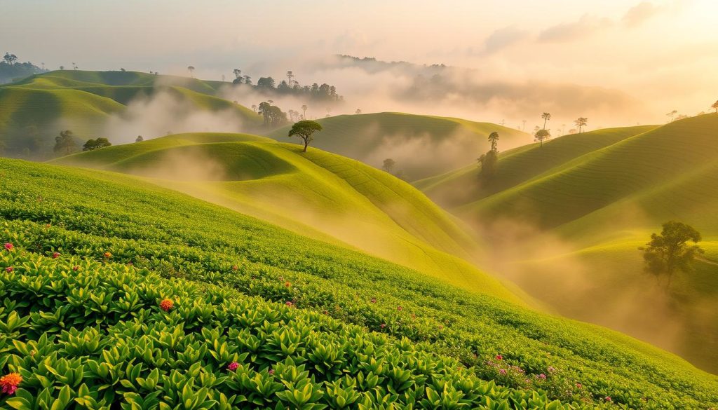 scenic tea gardens of Sylhet scenic tea gardens of Sylhet