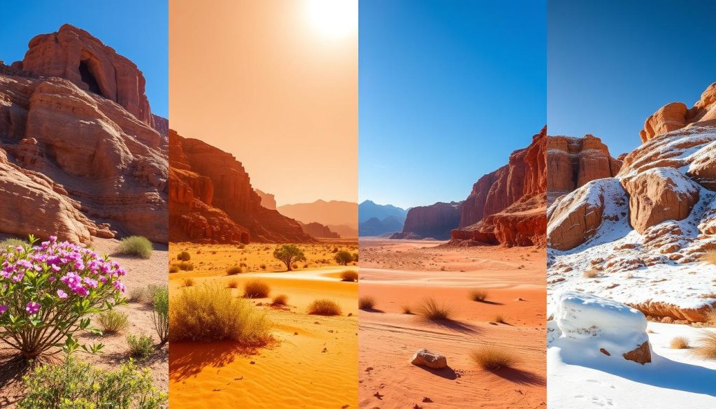 seasons in Wadi Rum seasons in Wadi Rum