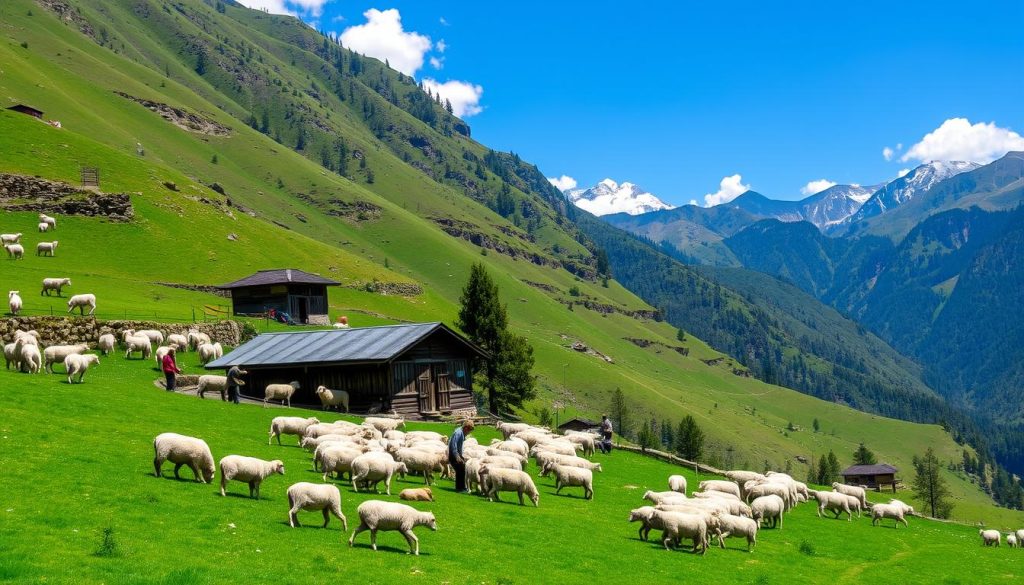 sheep breeding Bumthang sheep breeding Bumthang