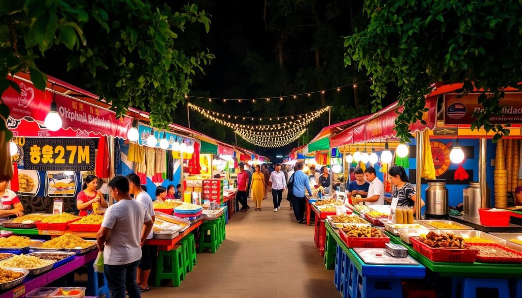 street food at Luang Prabang Night Market street food at Luang Prabang Night Market