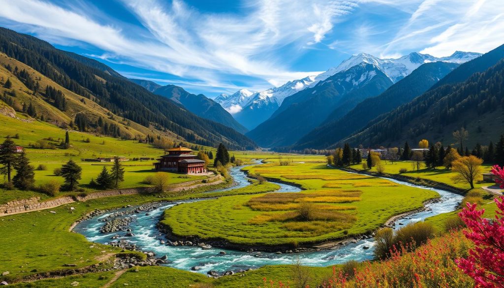 stunning landscapes Paro Valley stunning landscapes Paro Valley