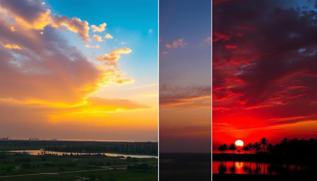 sunrise and sunset sunrise and sunset