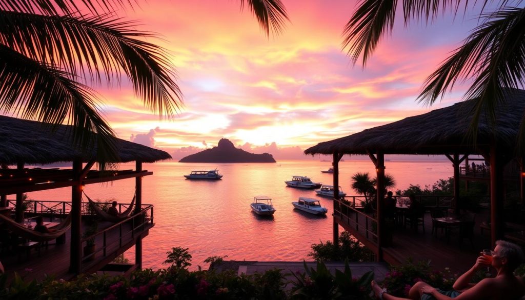 sunset bars and leisure activities in Don Khone sunset bars and leisure activities in Don Khone