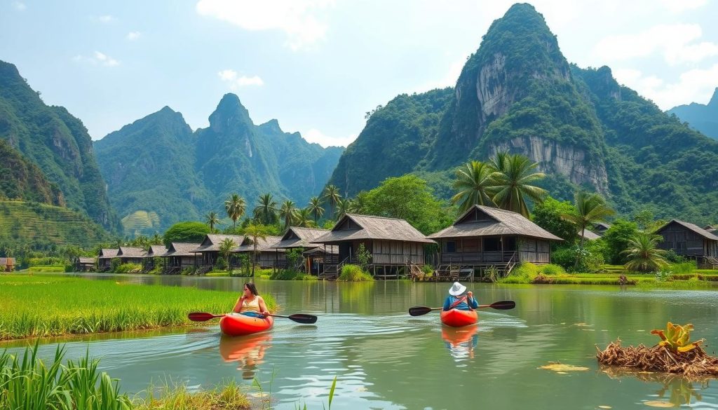sustainable travel experiences in Vang Vieng sustainable travel experiences in Vang Vieng