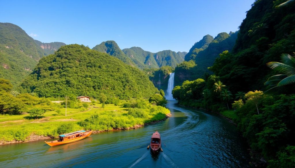 transportation to waterfalls Luang Prabang transportation to waterfalls Luang Prabang