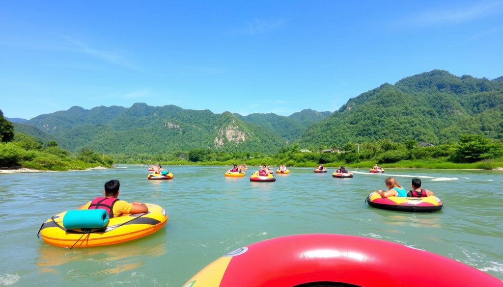 tubing safety features Vang Vieng tubing safety features Vang Vieng