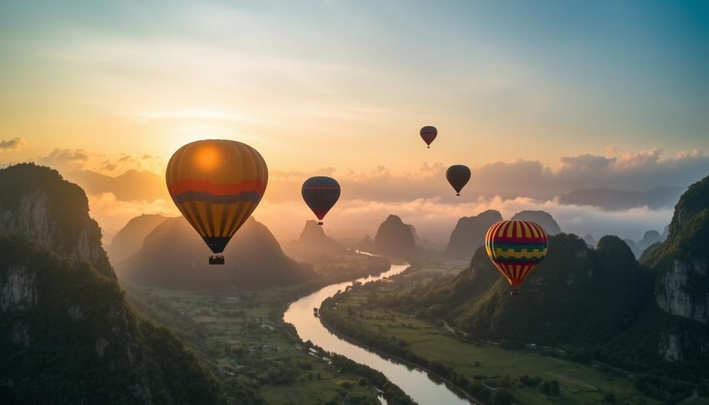 unique aerial experience in Vang Vieng unique aerial experience in Vang Vieng