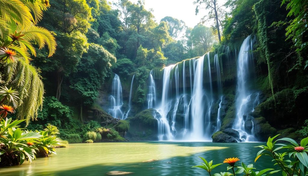 unique waterfalls in Pakse unique waterfalls in Pakse