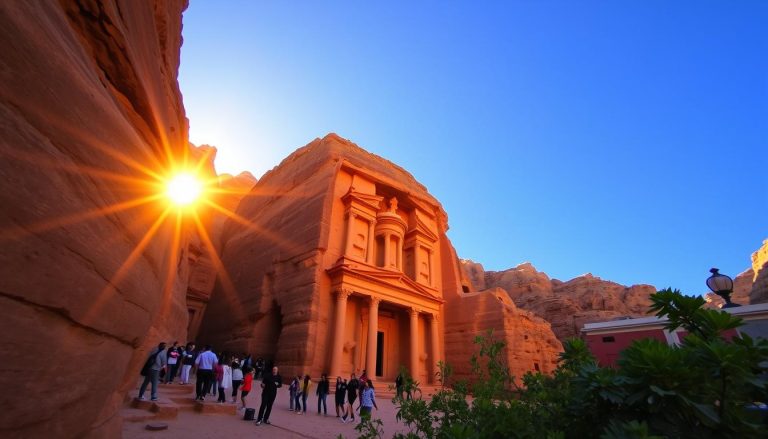 visiting petra during summer