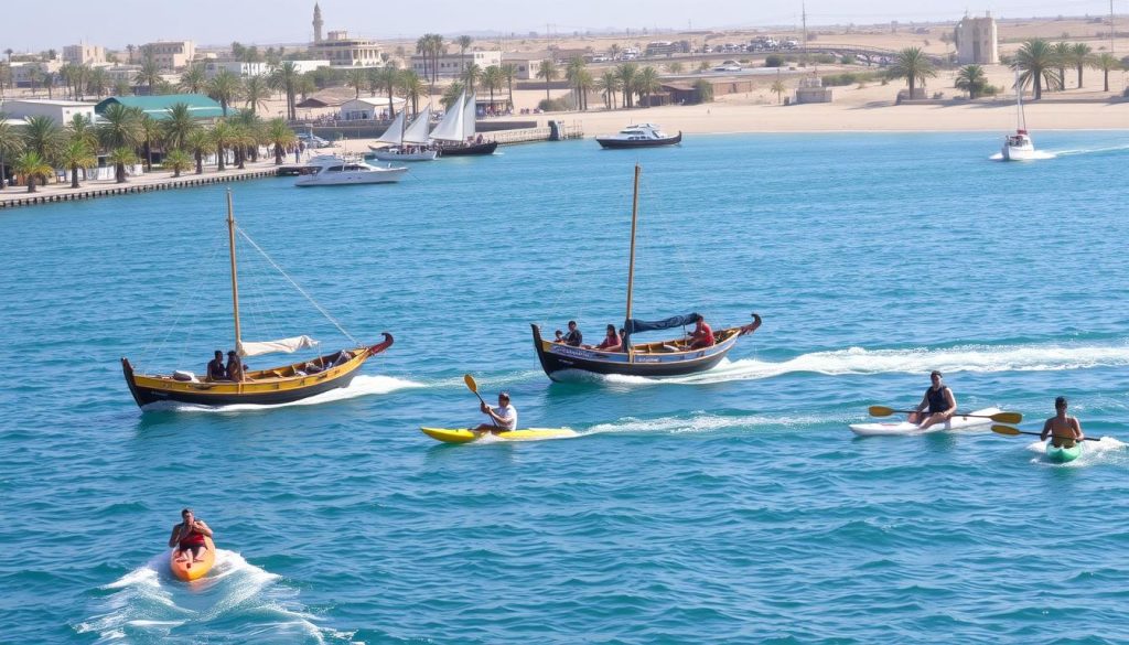 water sports at Al Wakrah Dhow Harbor water sports at Al Wakrah Dhow Harbor