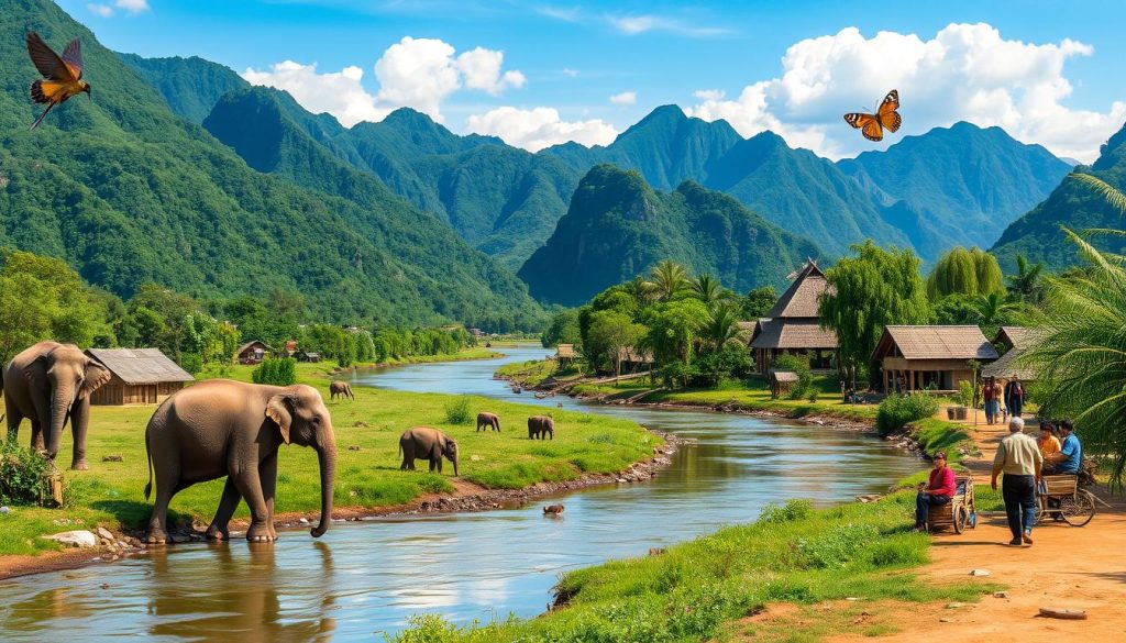 wildlife protection in Vang Vieng wildlife protection in Vang Vieng