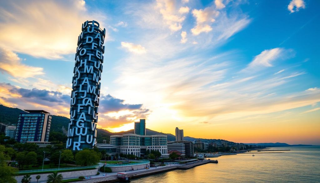 Alphabetic Tower Batumi Alphabetic Tower Batumi