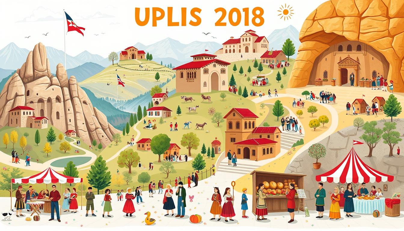 Are there any festivals or events held in Uplistsikhe throughout the year?