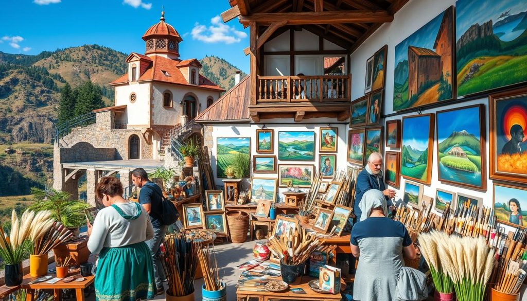 Armenian artists in Dilijan Armenian artists in Dilijan