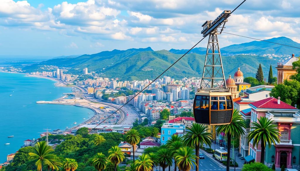 Batumi attractions and urban landscape Batumi attractions and urban landscape