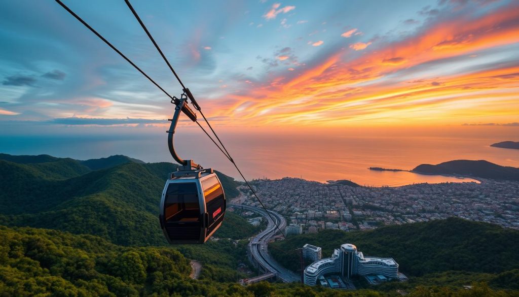 Batumi cable car experience Batumi cable car experience