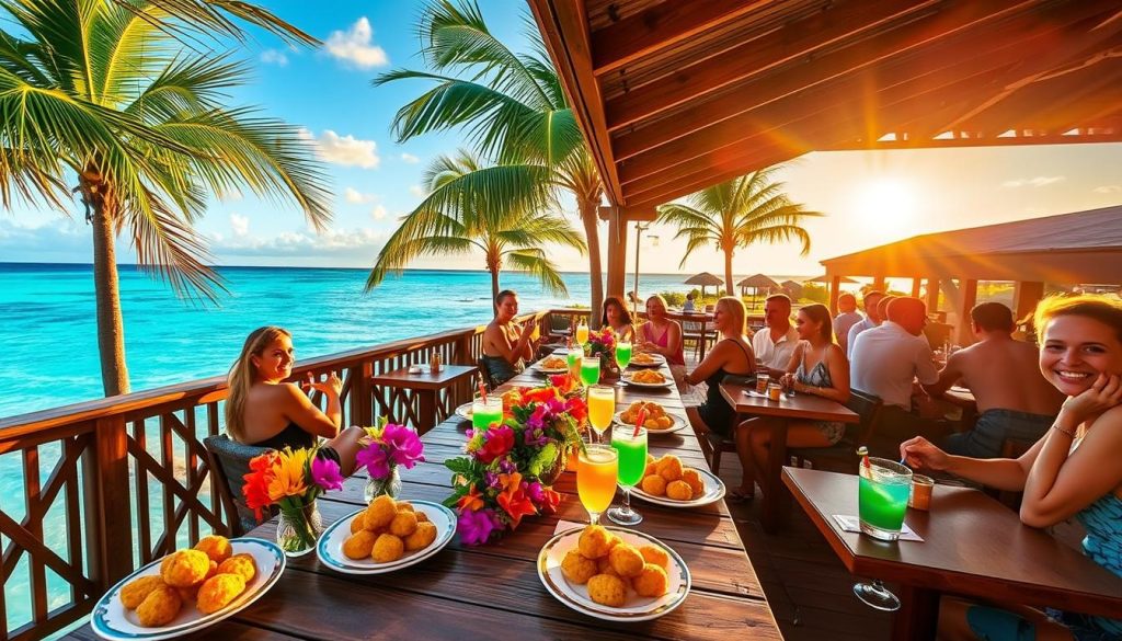 Bugaloo’s Conch Crawl dining experience Turks and Caicos Bugaloo’s Conch Crawl dining experience Turks and Caicos