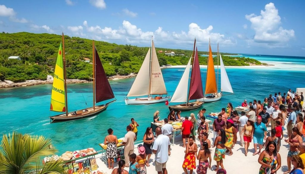 Caicos culture at the regatta Caicos culture at the regatta