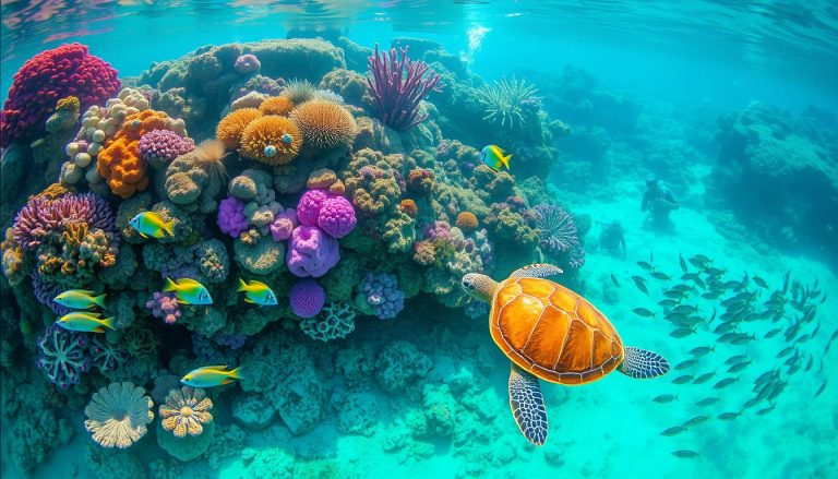 Can I see marine life in Grand Turk?