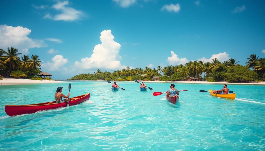 Canoe rides in Maafushi Canoe rides in Maafushi