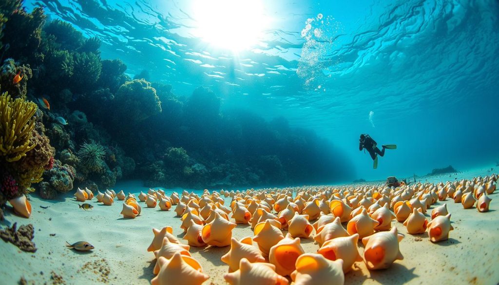 Conch Farming Process Conch Farming Process