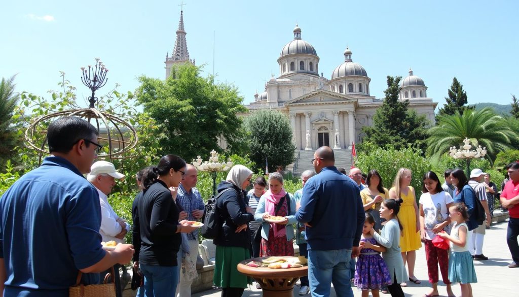 Connecting with local community in Mtskheta Connecting with local community in Mtskheta