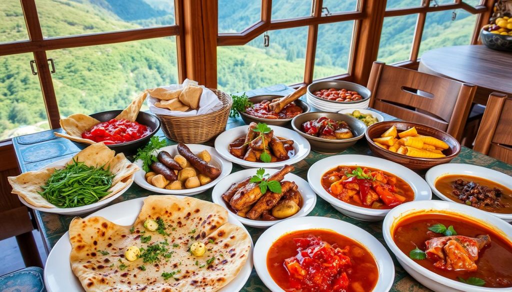 Delicious local cuisine in Dilijan Delicious local cuisine in Dilijan