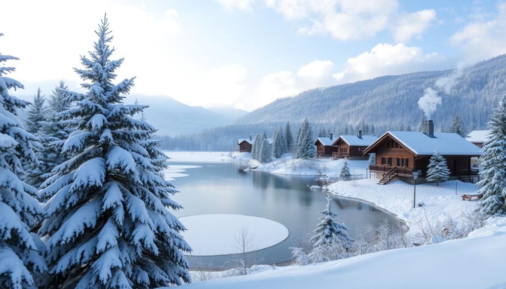 Dilijan winter tourism landscape Dilijan winter tourism landscape