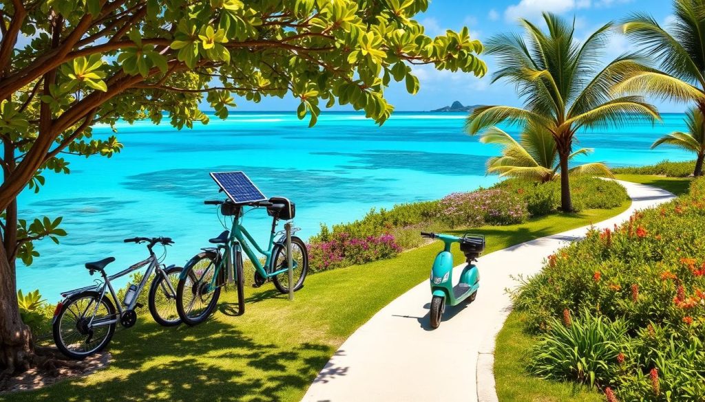 Eco-conscious transportation in South Caicos Eco-conscious transportation in South Caicos