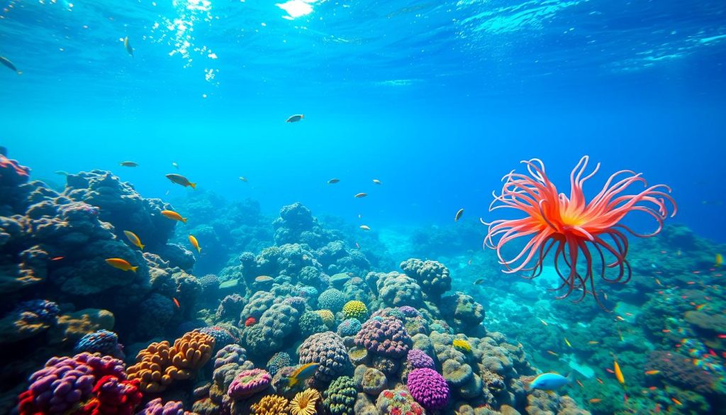 Exploring underwater world in Maldives Exploring underwater world in Maldives