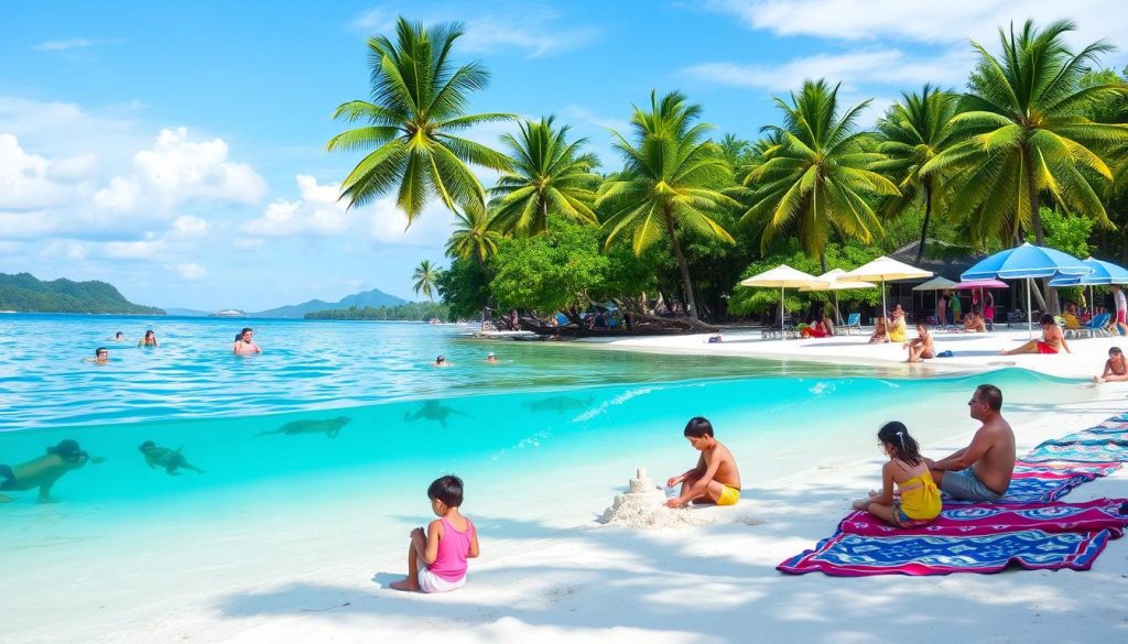 Family activities in Samal Island Family activities in Samal Island