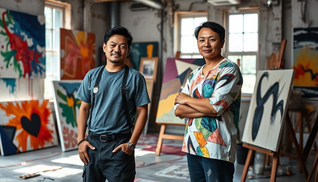 Fernando Zobel and Arturo Luz, contemporary Filipino artists Fernando Zobel and Arturo Luz, contemporary Filipino artists