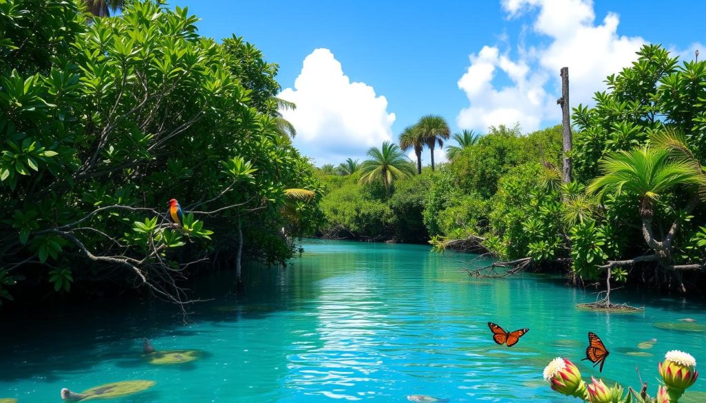 Frenchman's Creek and Caribbean wildlife sanctuaries Frenchman's Creek and Caribbean wildlife sanctuaries