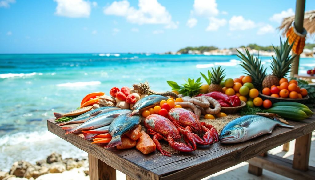 Fresh Seafood in North Caicos Fresh Seafood in North Caicos