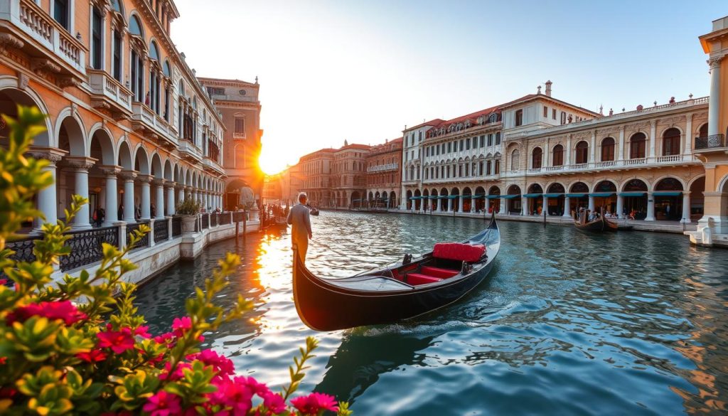 Gondola ride Grand Canal Mall Venice Gondola ride Grand Canal Mall Venice
