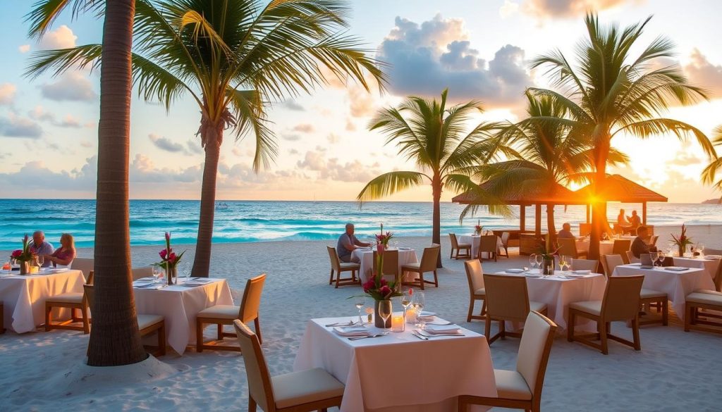 Grace Bay beachfront dining experiences Grace Bay beachfront dining experiences