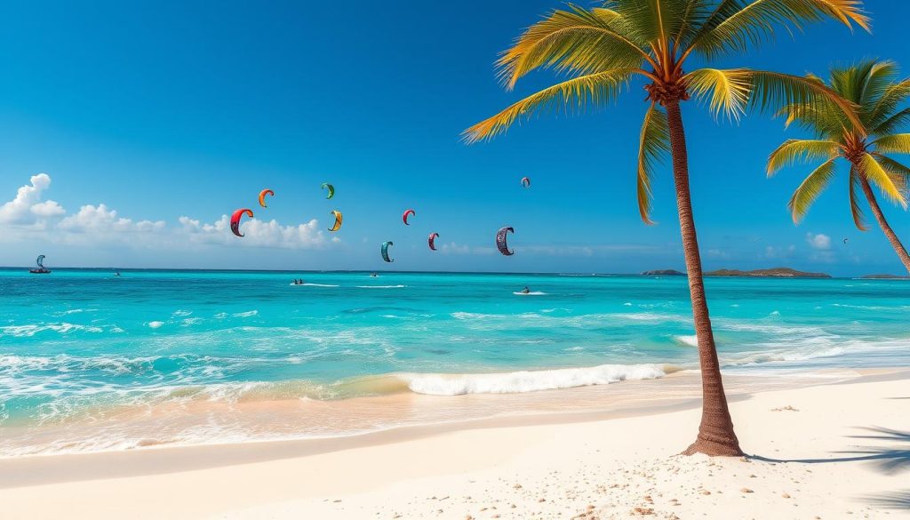 Grace Bay kite surfing Grace Bay kite surfing